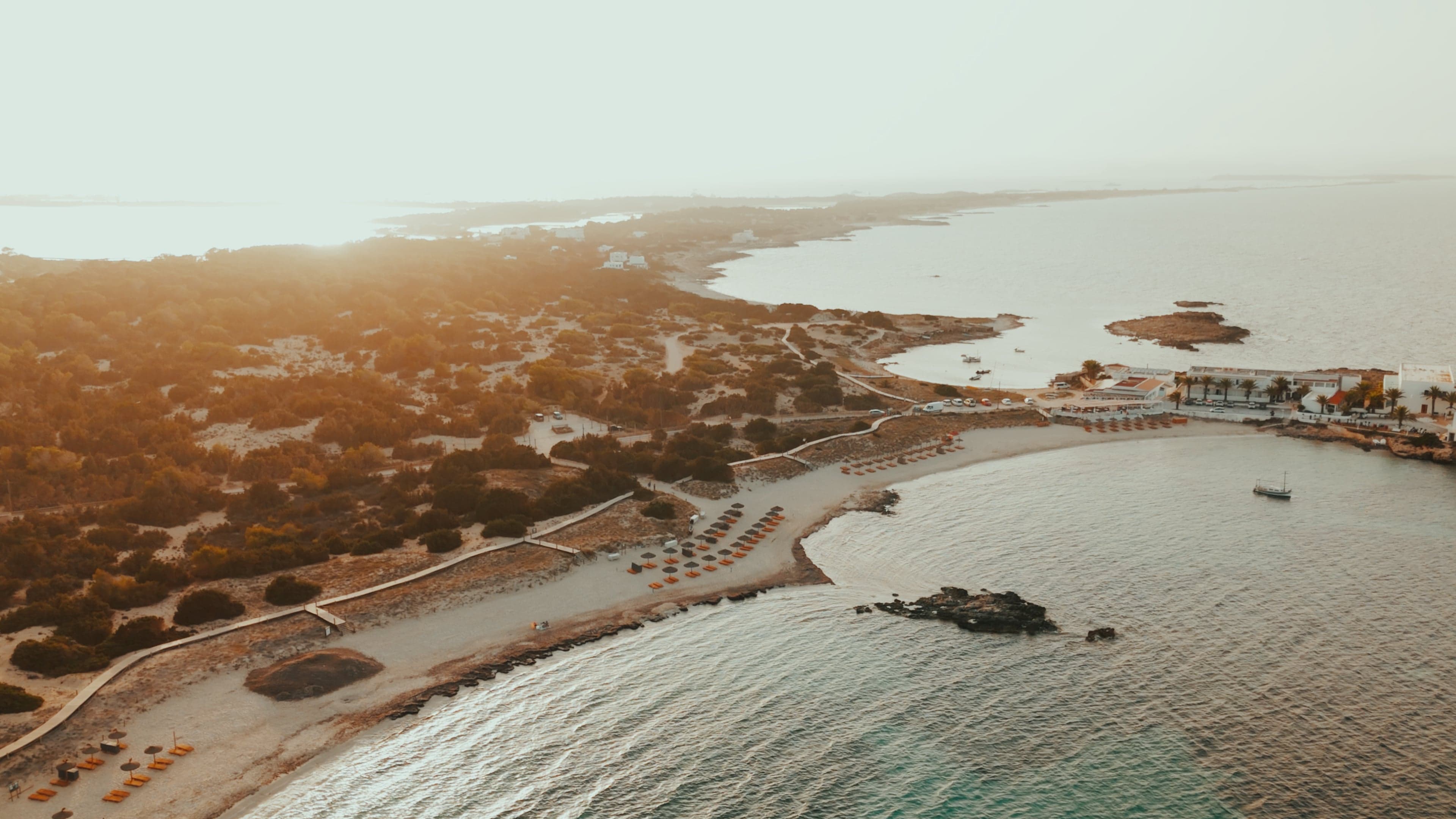drone shoot of formentera