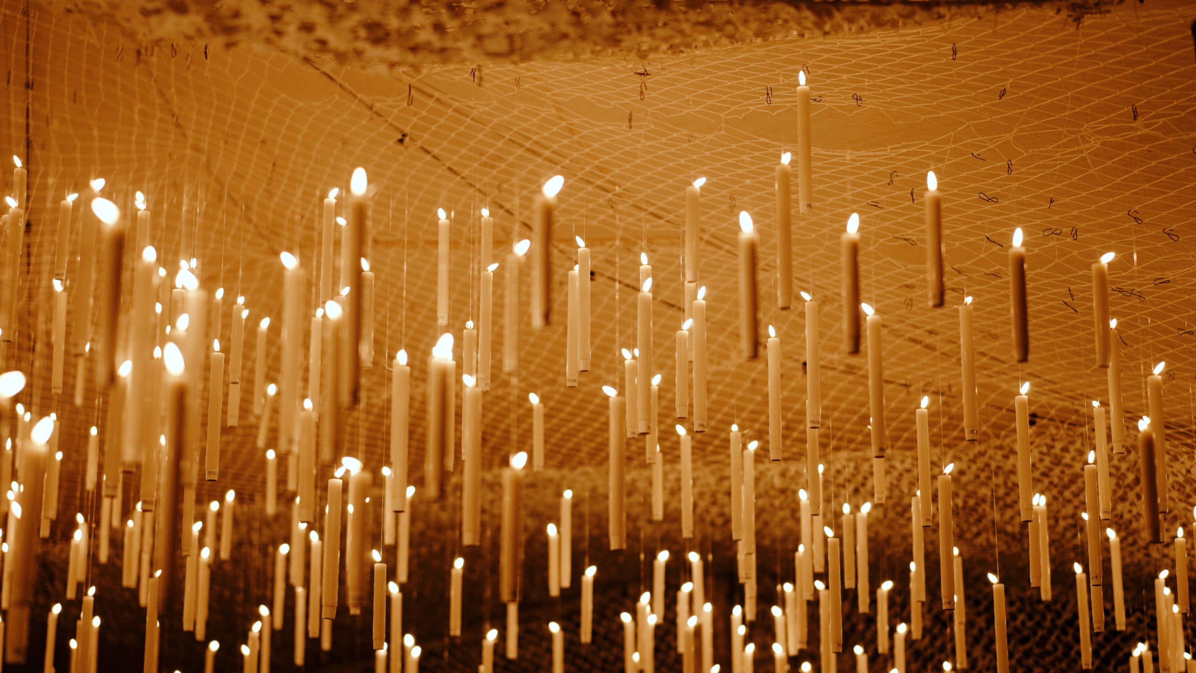 candles wedding decor