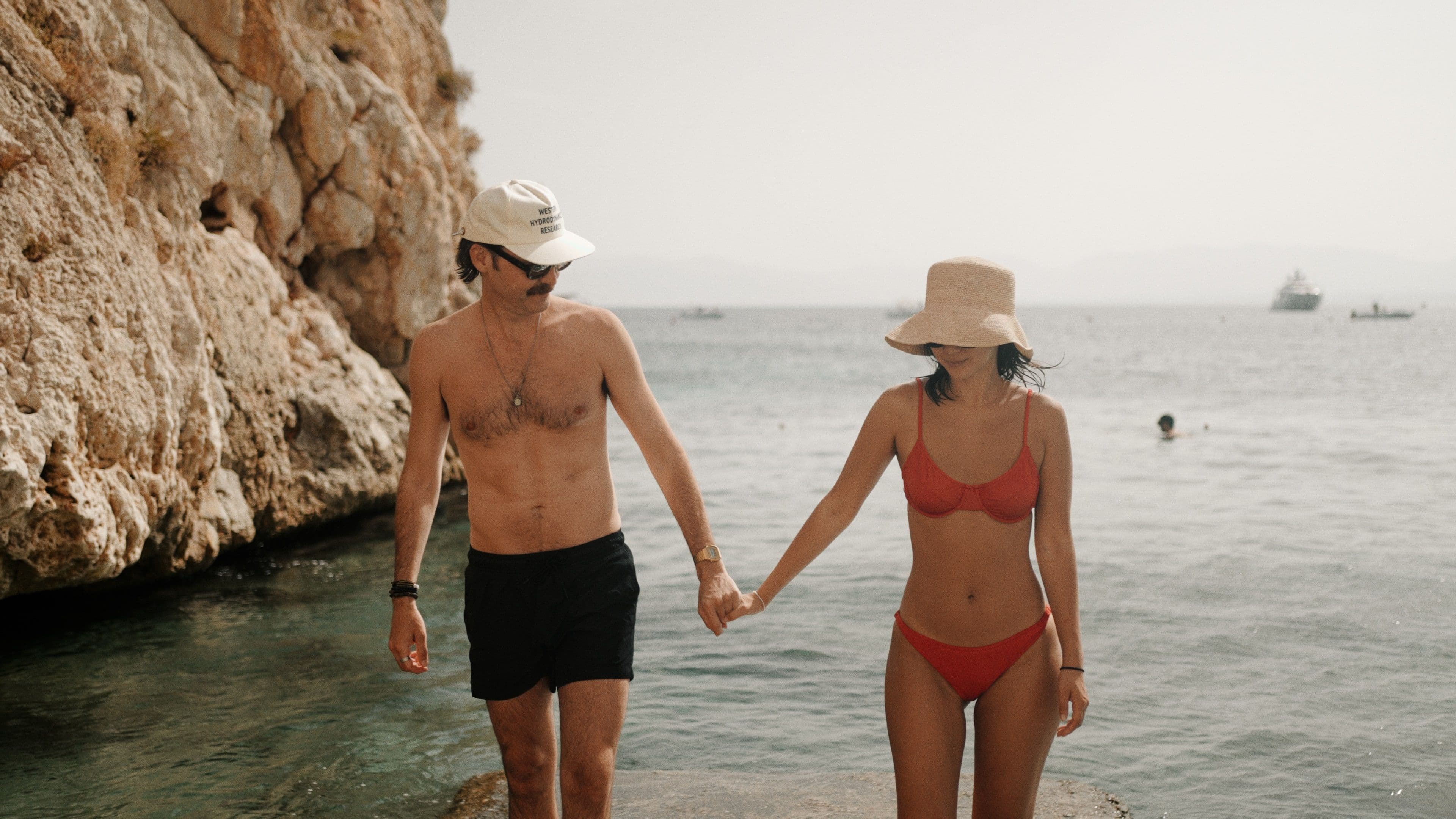 couple at tonnara di scopello